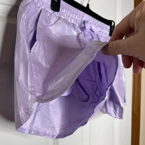 Zyia Active Women XL Lilac Purple Shine Bomber Running Shorts Liner