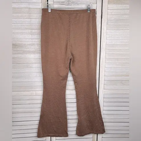Lounge COLSIE Knit Set Pants & Cropped Button Front Top-Large