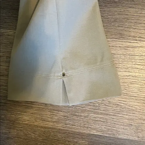 Lysse Women's Cropped Ankle Tan/Brown Pull On High Waist Pants XS NWT