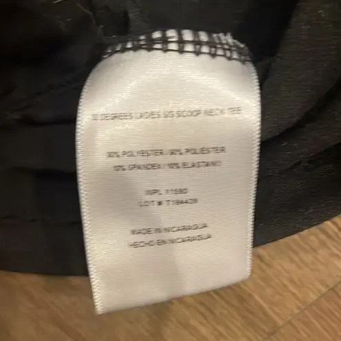 32 Degrees Heat 32 Degrees Black Scoop Neck Short Sleeve Tee - Size S