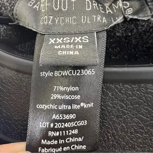 Barefoot Dreams CozyChic Ultra Lite
Blanket Wrap Carbon Black Size XXS/XS