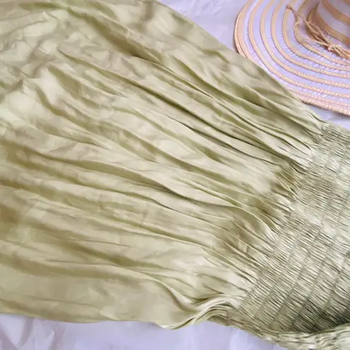 Karin Stevens light green maxi dress