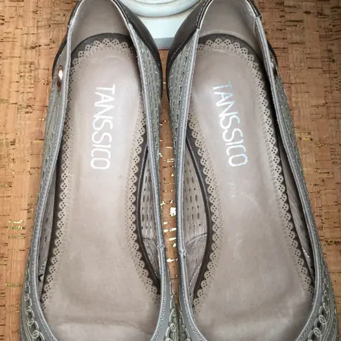 Tanssico Beige Casual Heel Shoes Tan Size 10