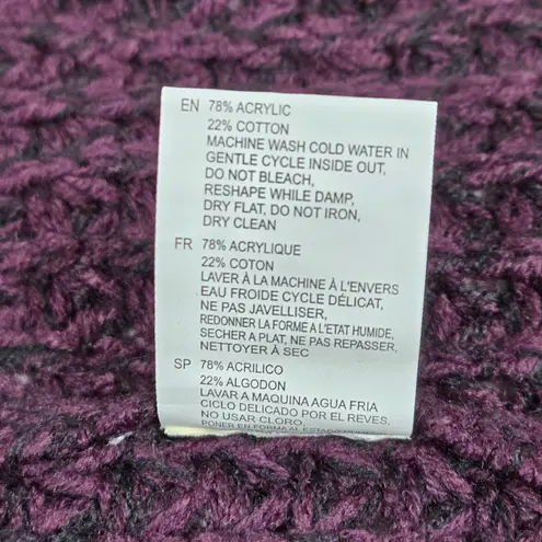 RD Style Montoya Open Long Sleeve Cardigan Dark Purple XS NWOT - Image 5