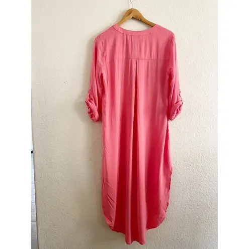 cupio  Coral shirt dress Size Medium