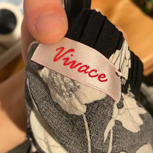 tropical Printed Off The Shoulder Top Black