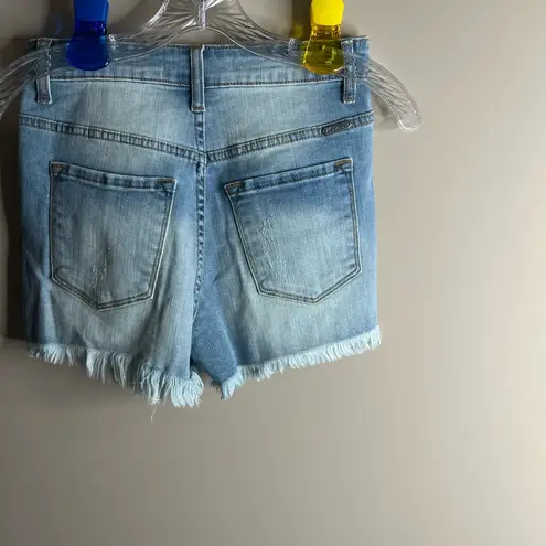 Kancan summer lovin’ high rise shorts small Blue