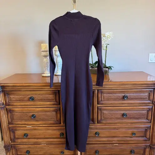 Heartloom Naima Dress in Coco – Size M – Chic Ribbed Knit Sweater Dress