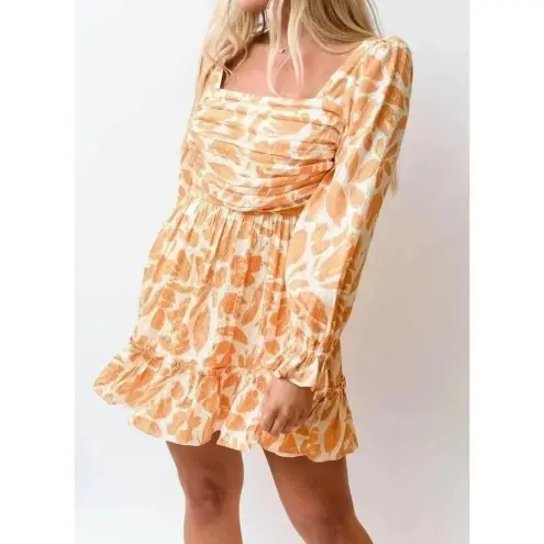 Saylor  Fritz Mini Dress size L Long Sleeve Cottagecore