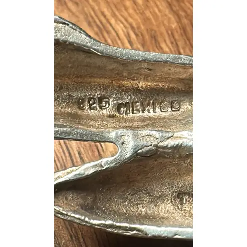 Mexico Sterling Silver Dolphin Cuff Bracelet 21 Grams