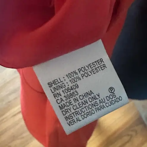 Tahari Red Knee-Length Sheath Dress – Classic Elegance, Minor Spots