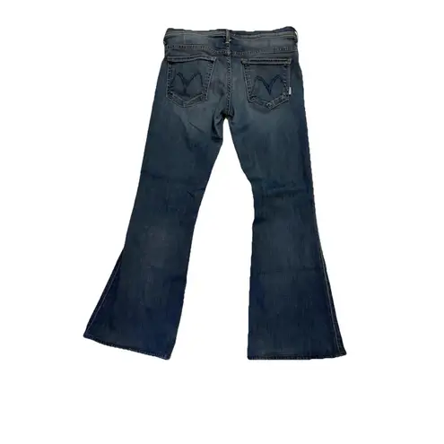Mother Women's WIDE LEG BLUE Perfect Rise Flared Stretch Casual Jeans Size 28