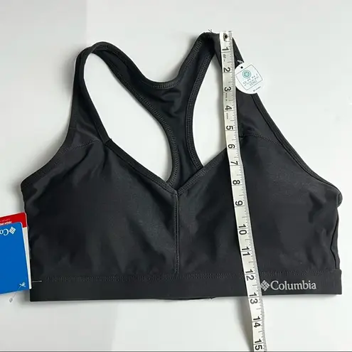 Columbia  Womens Black Athletic Sporty High Impact Sports Bra Sz M