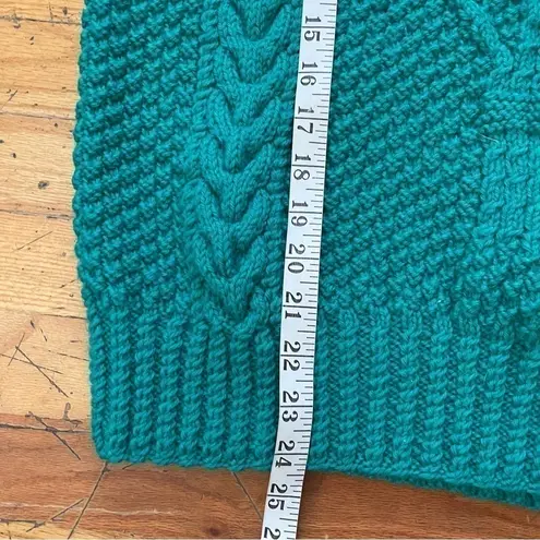 Quills Woollen Market Sweater Size Large Green