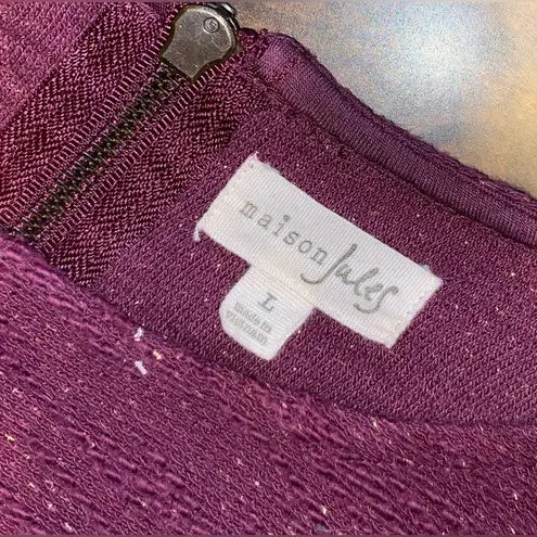 Maison Jules 3/4 Sleeve Fit & Flare w/ Back Zipper Closure - size large