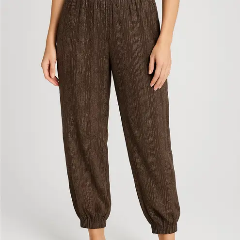 HEI Women’s Brown Printed Jogger Pants – Size XS – Preowned