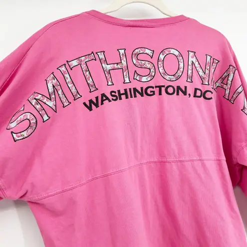 Spirit Jersey Smithsonian Washington DC Womens Long Sleeve V Neck Top Size M