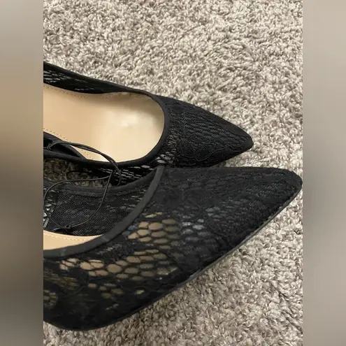 Karl Lagerfeld Black lace Pumps NWT