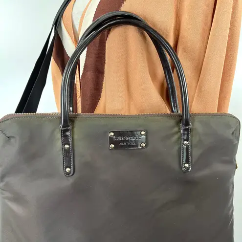 Kate Spade  Laptop Bag Brown Nylon Messenger