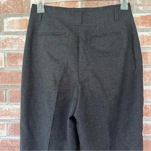 Sundance 100% Wool Trousers Dress Pants Women’s 6 Charcoal Gray Professional