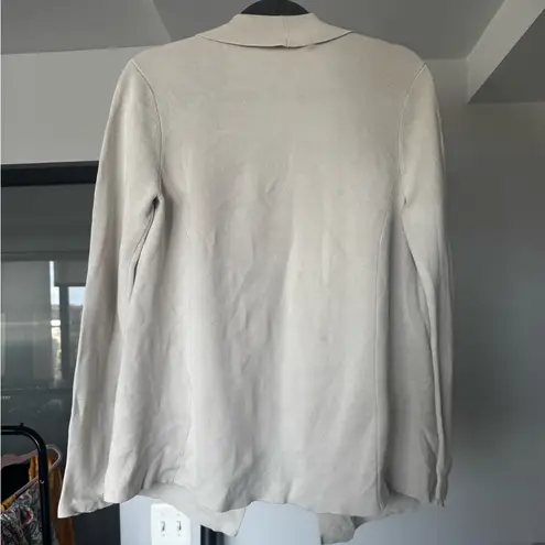 Eileen Fisher  Cream Cardigan Blazer 80% silk 20% organic cotton (see pics)