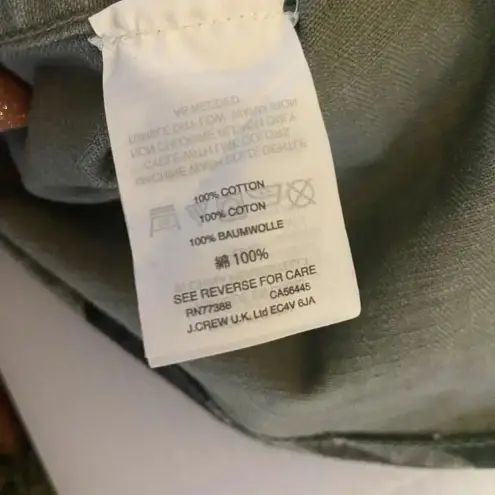 J Crew Camo Utility Shirt‎ 90s Jacket Womens Green Camouflage Size XS