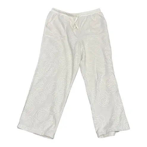 Berkshire Homewear White Sweatpants Lounge Pants Size XL