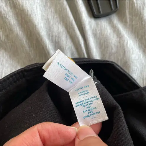 Marine layer Bridget Full Length Pant Washed Black Raw Hem Women’s 2 Fall Preppy