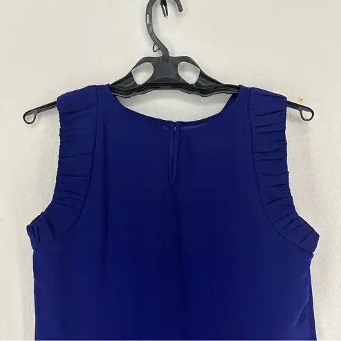 ZARA  Basic Sleeveless Tank Top Womens Medium Blue