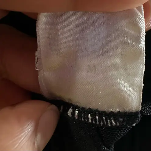 ZYIA Active All Star Zip Back Sports Bra Size M “One More Rep” Black Padded Size M