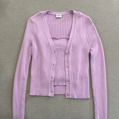 Abercrombie & Fitch Cardigan & Tube Top Matching Set