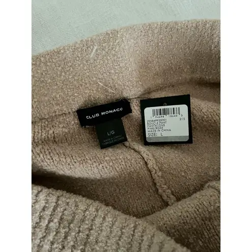 Club Monaco | Bouclé Pants | Light Pink | Sz L | NWT