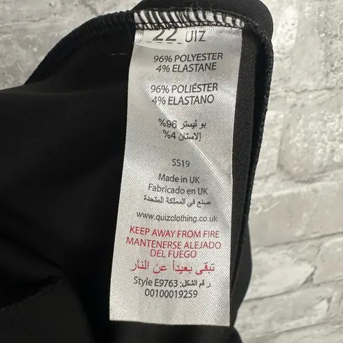 Quiz Womenâs Color Block Jumpsuit with Belt Size 22 / XXL (Tan/Black) #E9763 Tan