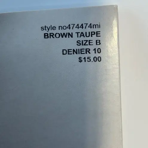 Glossy Comfort Control Top Tights Brown Taupe Size B Denier 10 Nordstrom
