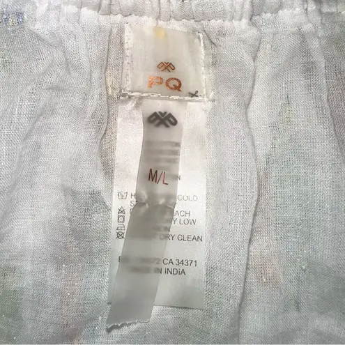 PilyQ PQ Chantel Halter Cover Up Midi Maxi Dress in Celestial Multi M/L Green Size M