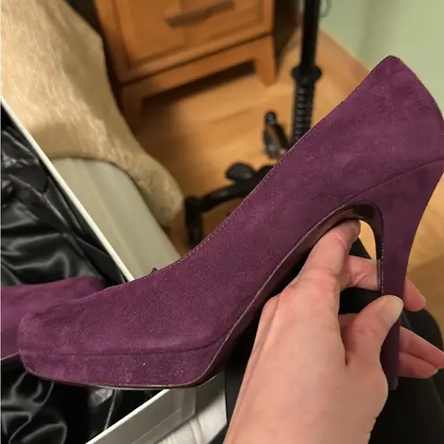 YSL Tribute 90 pump in dark magenta Purple Size 8