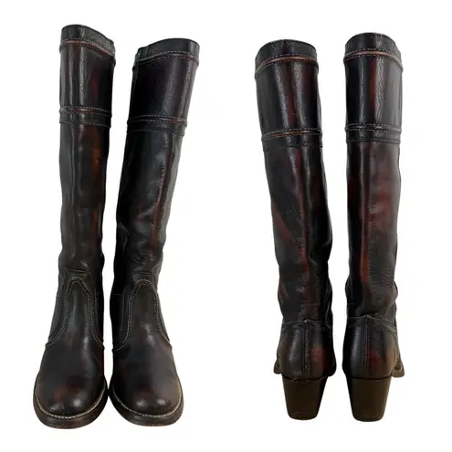 Frye  Jane Tall Riding Boots Antique Brown Sz 5.5 - Image 5