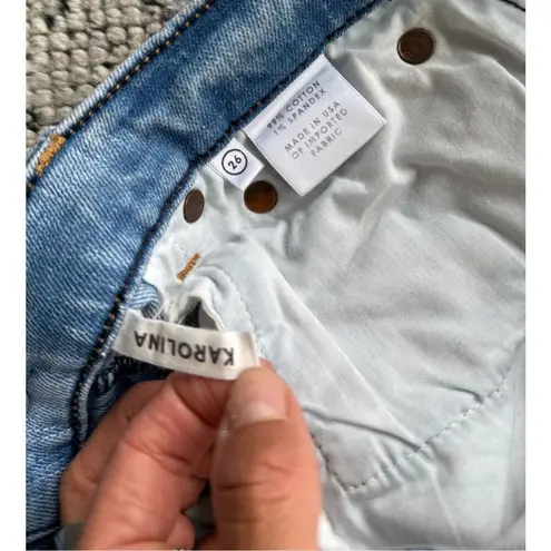 GRLFRND 26 KAROLINA JEANS High Rise Slim Skinny Jeans - On the Run