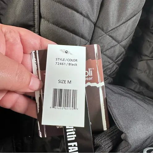 Women Longer Length Plush Lined Quilted Winter Puffer Coat Zip