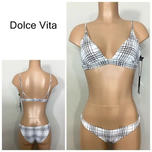 New. Dolce Vita black and white bikini. Medium. Retails $129.