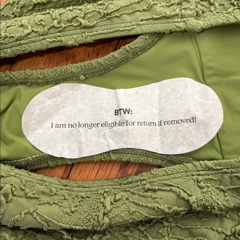 ANDIE Swim Bikini Bottom Swimsuit Popcorn Floral Gecko Green size XL NWT