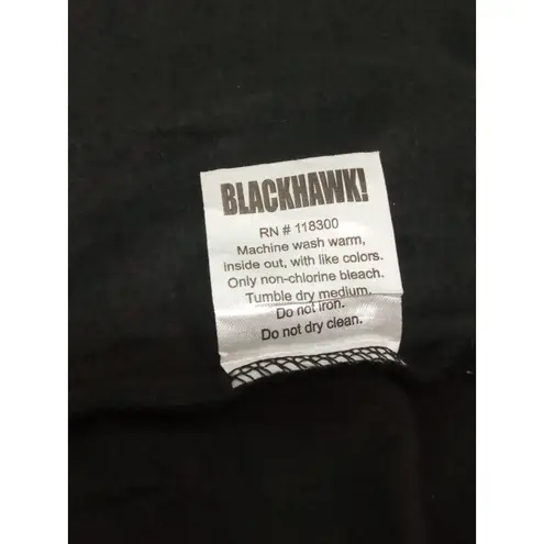BLACKHAWK! Women’s Tactical Hoodie Black Rear Crest Size Medium NWT
