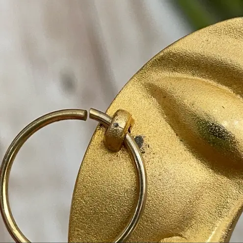 Head Vintage Unsigned Gold-tone Lady Figural Stick Brooch