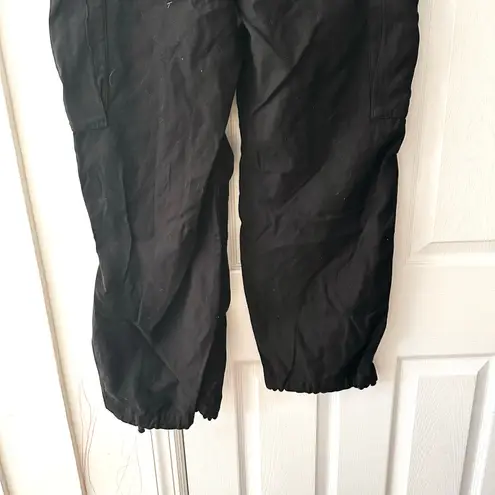 TNA Surplus Division Aritzia Black Cargo Baggy Parachute Casual Pants 4