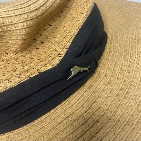 Tommy Bahama  Straw Sun Hat Size Large XL Paper Braid Coolmax SPF 50+ Beach Sun