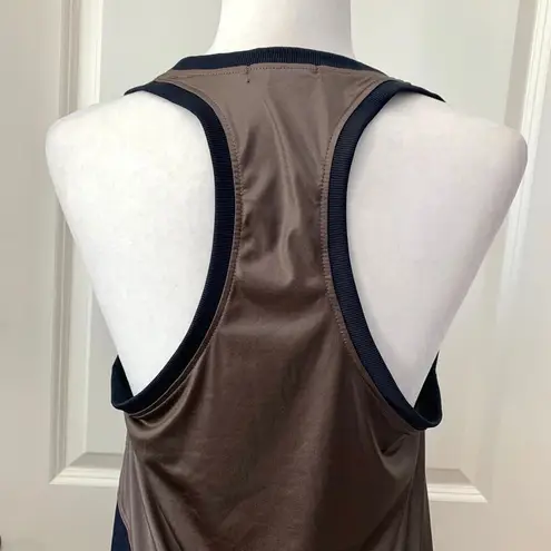 Koral 3/$15 NEW Asymmetric Colorblock Ribbed Tank Top in Brown/Black