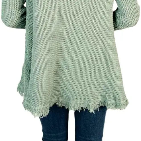 SideFeels Womens V Neck, Cold Shoulder Knitted Sweater
