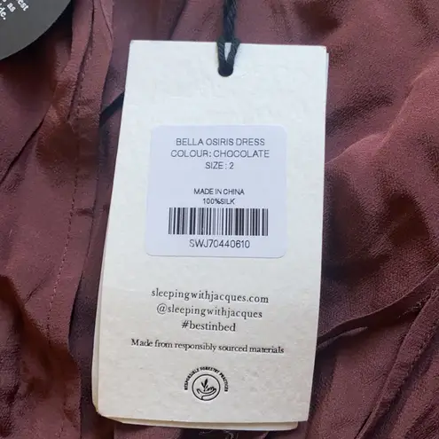 Bella Osiris Dress in Chocolate Size 2