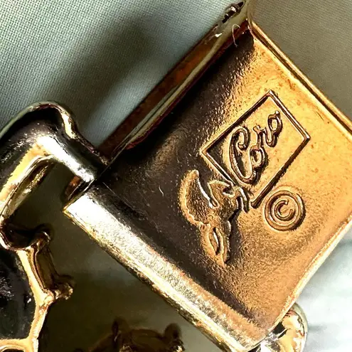 Coro Vintage Aurora Borealis Rhinestone Gold