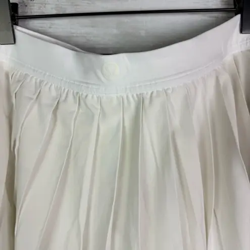 Lululemon  Pleated High Rise Tennis Skort White Size 12